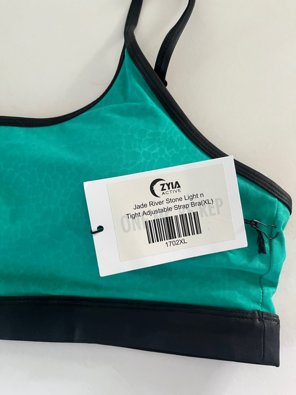 ZYIA Active Jade River Stone Light N Tight Bra - Picture 2 of 5